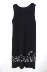 画像4: 【SALE】axes femme / チャイナ釦ロングニットジレ F クロ O-25-11-18-013-AX-TO-OW-ZT257 (4)