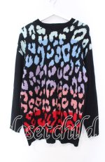 画像1: 【SALE】BACKSTAGE PASS / PANTHERA-RAINBOW(パンセラ－レインボー)ニットソー F ブラックｘマルチ O-25-11-18-015-PU-TO-YM-ZT515 (1)