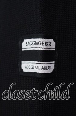 画像2: BACKSTAGE PASS / PANTHERA-RAINBOW(パンセラ－レインボー)ニットソー F ブラックｘマルチ O-25-11-18-015-PU-TO-YM-OS