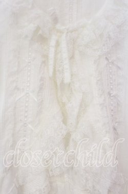 画像2: PINK HOUSE / レース使いボレロ風ブラウス  シロ O-25-11-18-018-LO-BL-OW-OS