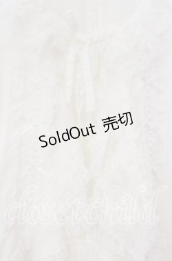 画像2: PINK HOUSE / レース使いボレロ風ブラウス  シロ O-25-11-18-018-LO-BL-OW-OS