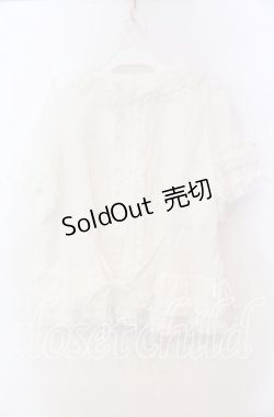 画像4: PINK HOUSE / レース使いボレロ風ブラウス  シロ O-25-11-18-018-LO-BL-OW-OS