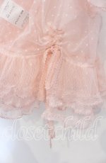 画像3: PINK HOUSE / ドットチュールオーバーブラウス【お直しあり】  ピンク O-25-11-18-019-LO-BL-OW-ZI (3)