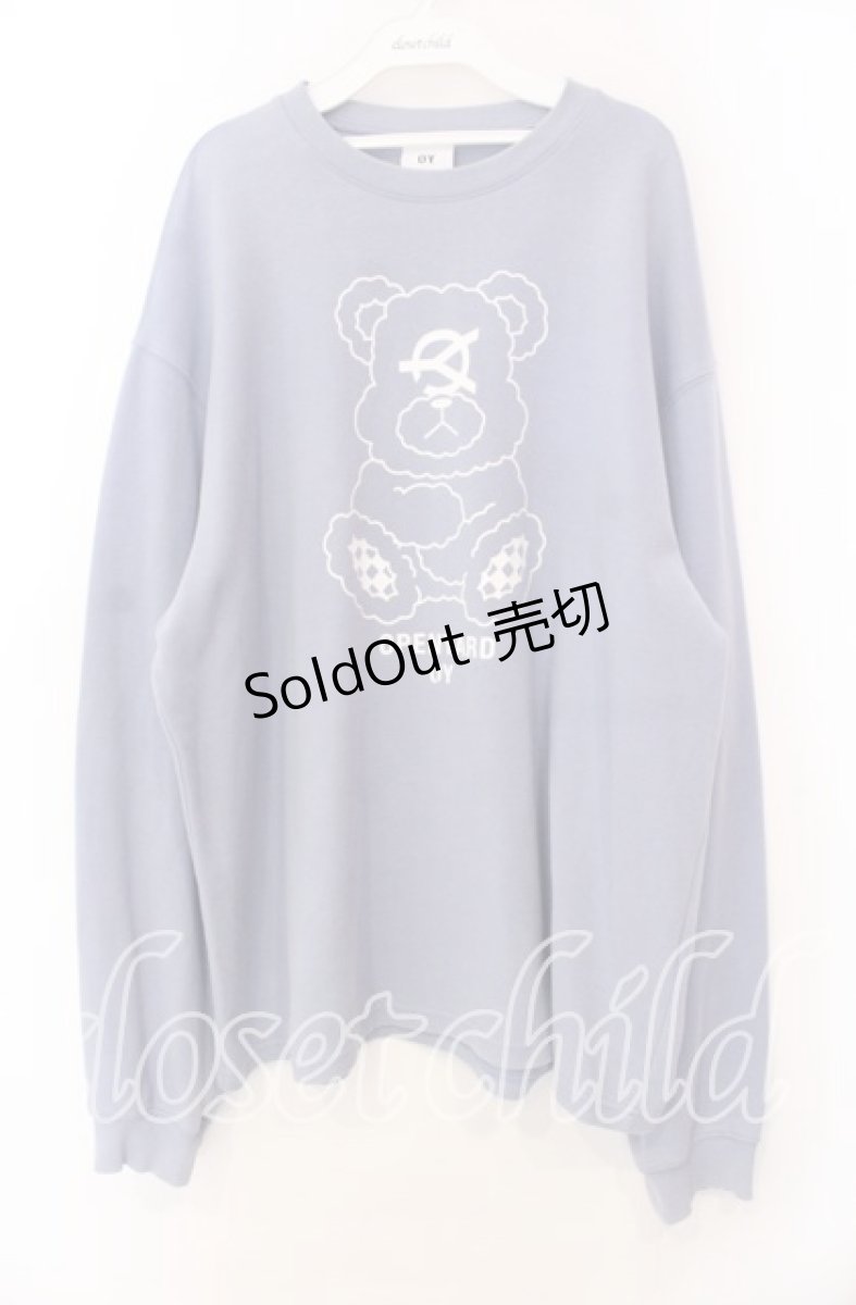 画像1: 【SALE】OY / PATCH ODOLLY スウエット  ブルー O-25-11-18-020-PU-TO-OW-ZT514 (1)