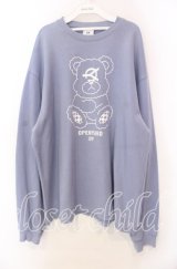 OY / PATCH ODOLLY スウエット  ブルー O-25-11-18-020-PU-TO-OW-OS