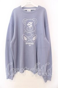 OY / PATCH ODOLLY スウエット  ブルー O-25-11-18-020-PU-TO-OW-OS