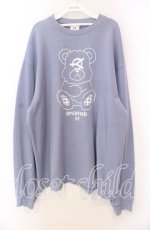 画像1: 【SALE】OY / PATCH ODOLLY スウエット  ブルー O-25-11-18-020-PU-TO-OW-ZT514 (1)