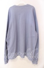 画像3: 【SALE】OY / PATCH ODOLLY スウエット  ブルー O-25-11-18-020-PU-TO-OW-ZT514 (3)