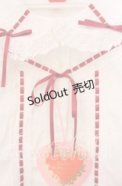 画像2: BABY,THE STARS SHINE BRIGHT / 小さな子猫の魔女さんブラウス  オフ白×えんじ O-25-11-18-023-BA-BL-OW-OS