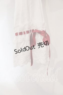 画像3: BABY,THE STARS SHINE BRIGHT / 小さな子猫の魔女さんブラウス  オフ白×えんじ O-25-11-18-023-BA-BL-OW-OS