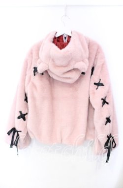 画像3: NIBBLE POISON / 『グルーミー』ファーブルゾン M ピンク O-25-11-18-028-PU-JA-OW-OS