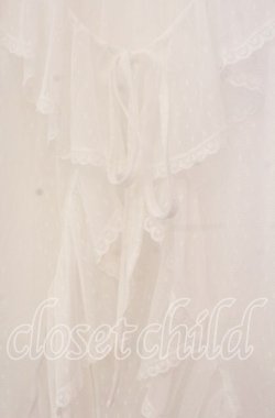 画像2: axes femme / ミドル丈ドットチュールガウン F  O-25-11-18-029-AX-TO-OW-OS