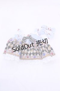 BABY,THE STARS SHINE BRIGHT / Alice in the Crystal Palace柄くみゃちゃんジャンパースカート  サックス O-25-11-20-1001-BA-ZA-OW-OS