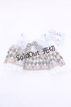 画像1: BABY,THE STARS SHINE BRIGHT / Alice in the Crystal Palace柄くみゃちゃんジャンパースカート  サックス O-25-11-20-1001-BA-ZA-OW-OS