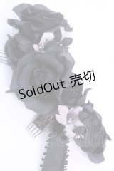 ALICE and the PIRATES / フューネラルローズコーム  ブラック O-25-11-20-1005-PA-AC-IG-OS