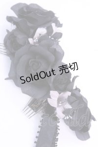 ALICE and the PIRATES / フューネラルローズコーム  ブラック O-25-11-20-1005-PA-AC-IG-OS