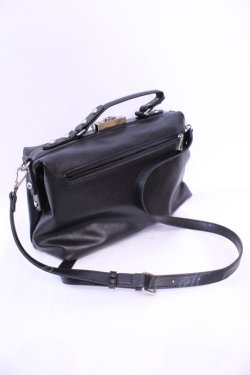 画像3: Moi-meme-Moitie / アイアンゲート2wayボストンバッグ  ブラック×ホワイト O-25-11-20-1037-MO-BG-IG-OS