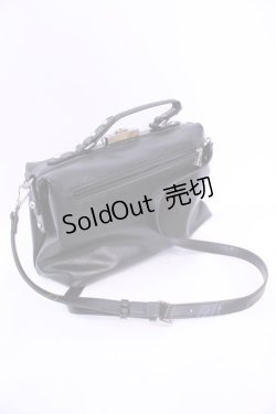 画像3: Moi-meme-Moitie / アイアンゲート2wayボストンバッグ  ブラック×ホワイト O-25-11-20-1037-MO-BG-IG-OS