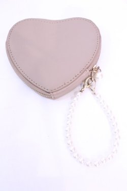 画像2: m petit by misako / ハート型コインケース  ブラウン O-25-11-20-1039-LO-ZA-IG-OS