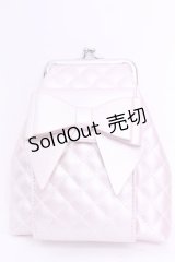 Fickle Bebe / キルティングリボンポーチ  ピンク O-25-11-20-1040-LO-BG-OW-OS