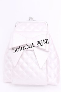 Fickle Bebe / キルティングリボンポーチ  ピンク O-25-11-20-1040-LO-BG-OW-OS