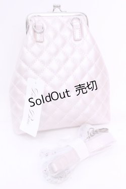 画像2: Fickle Bebe / キルティングリボンポーチ  ピンク O-25-11-20-1040-LO-BG-OW-OS