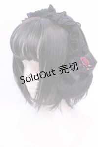 axes femme / ヘッドドレス風イヤーマフ  クロ O-25-11-20-1042-AX-ZA-OW-OS