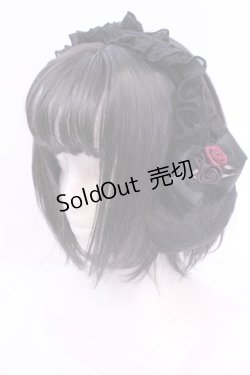 画像1: axes femme / ヘッドドレス風イヤーマフ  クロ O-25-11-20-1042-AX-ZA-OW-OS