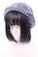 画像1: INGEBORG / アンゴラキャップ  グレー O-25-11-20-1044-LO-AC-IG-OS (1)