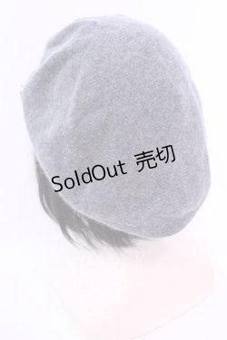 画像2: INGEBORG / アンゴラキャップ  グレー O-25-11-20-1044-LO-AC-IG-OS