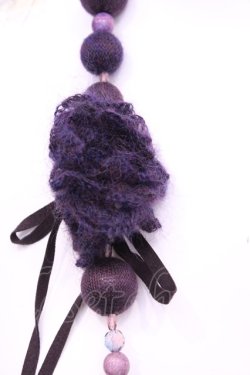 画像2: INGEBORG / ニットネックレス  パープル O-25-11-20-1046-LO-AC-IG-OS