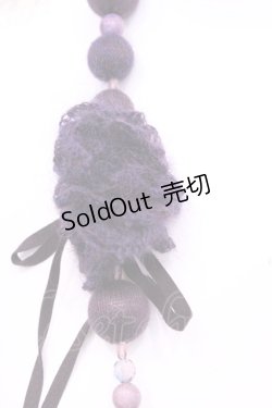 画像2: INGEBORG / ニットネックレス  パープル O-25-11-20-1046-LO-AC-IG-OS