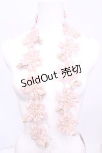 PINK HOUSE / フラワーストール  ピンク O-25-11-20-1047-LO-ZA-IG-OS