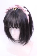 BABY,THE STARS SHINE BRIGHT / Little Lady Camelliaリボンカチューシャ  ピンク O-25-11-20-1055-BA-AC-OW-OS