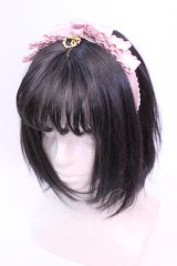 BABY,THE STARS SHINE BRIGHT / Little Lady Camelliaリボンカチューシャ  ピンク O-25-11-20-1055-BA-AC-OW-OS