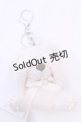 axes femme POETIQUE / 目かくしクマのキーチャーム  シロ O-25-11-20-1009-AX-ZA-OW-OS