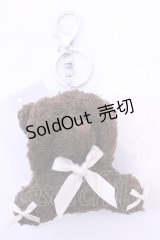 axes femme POETIQUE / 目かくしクマのキーチャーム  ブラウン O-25-11-20-1010-AX-ZA-OW-OS