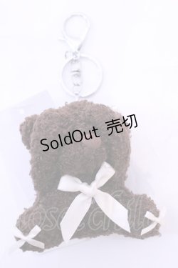 画像1: axes femme POETIQUE / 目かくしクマのキーチャーム  ブラウン O-25-11-20-1010-AX-ZA-OW-OS