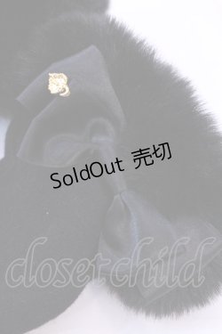 画像2: BABY,THE STARS SHINE BRIGHT / BABY リボン手袋  クロ O-25-11-20-1012-BA-ZA-OW-OS