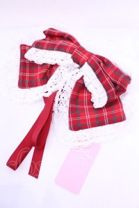 Chalmiere / タータンチェックマルチリボン  ワイン O-25-11-20-1014-LO-ZA-OW-OS