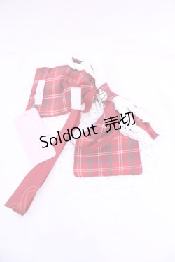 画像2: Chalmiere / タータンチェックマルチリボン  ワイン O-25-11-20-1014-LO-ZA-OW-OS