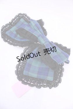 画像1: Chalmiere / タータンチェックマルチリボン  グリーン O-25-11-20-1015-LO-ZA-OW-OS