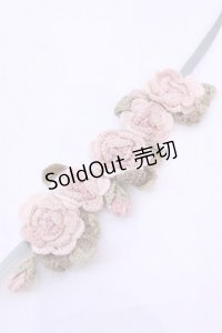 PINK HOUSE / リストレット  ピンク×グリーンリボン O-25-11-20-1002-LO-AC-IG-OS