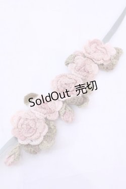 画像1: PINK HOUSE / リストレット  ピンク×グリーンリボン O-25-11-20-1002-LO-AC-IG-OS