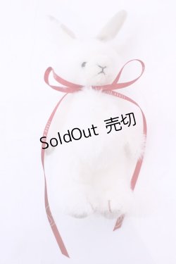 画像1: PINK HOUSE / うさぎさんぬいぐるみブローチ  シロ O-25-11-20-1021-LO-ZA-IG-OS