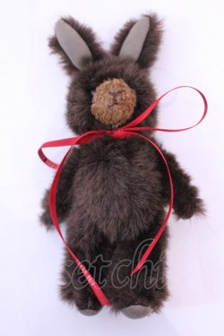 画像1: PINK HOUSE / うさぎさんぬいぐるみブローチ  ブラウン O-25-11-20-1022-LO-ZA-IG-OS