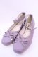 画像1: axes femme POETIQUE / ローヒールスクエアパンプス Ｍ ラベンダー O-25-11-20-1024-AX-SH-IG-OS (1)