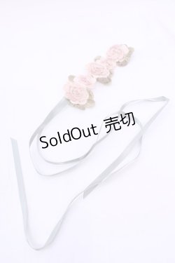 画像2: PINK HOUSE / リストレット  ピンク×グリーンリボン O-25-11-20-1002-LO-AC-IG-OS