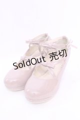 axes femme / エナメルレースアップパンプス Ｌ ピンク O-25-11-20-1025-AX-SH-IG-OS