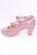 画像5: axes femme / エナメルレースアップパンプス Ｌ ピンク O-25-11-20-1025-AX-SH-IG-OS (5)